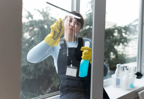 Nettoyage de vitres intérieures et extérieures à Marin